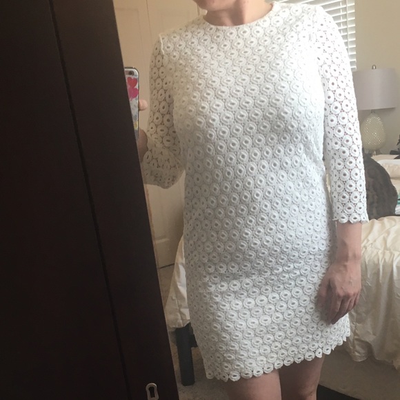 circle eyelet dress