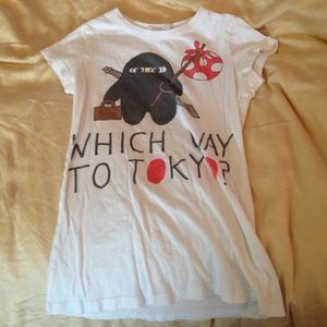 "Which Way to Tokyo" Charlotte Russe shirt