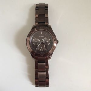Women's Brown Fossil Watch