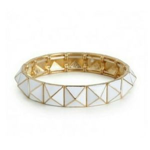 Gold and ivory bracelet