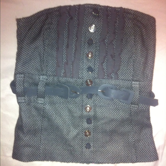 Corset strapless top