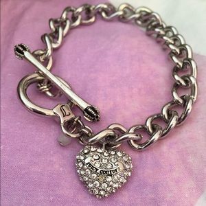 Juicy Couture Silver Charm Bracelet