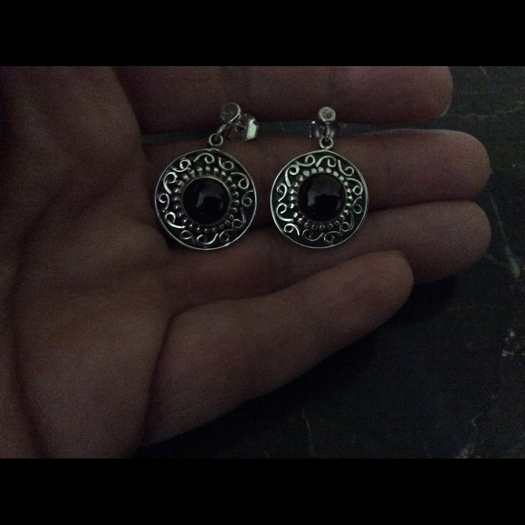 New Genuine Orissa Garnet Earnings - Picture 2 of 3