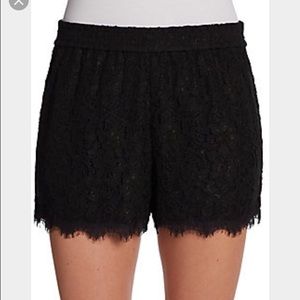 Dvf Benan Lace Short, Size 4
