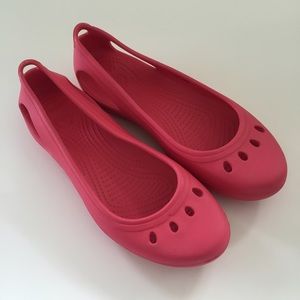 CrocsRaspberry "Kadee" Slip On Flats
