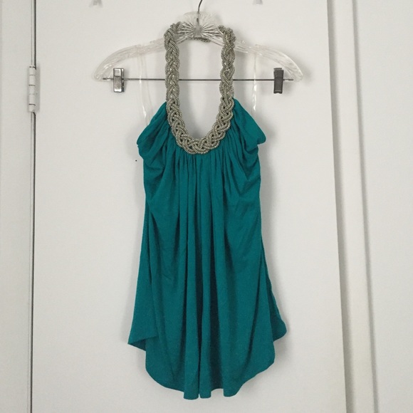 Teal Forever 21 Halter Top