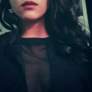 SOLD Sheer paneled little black dress