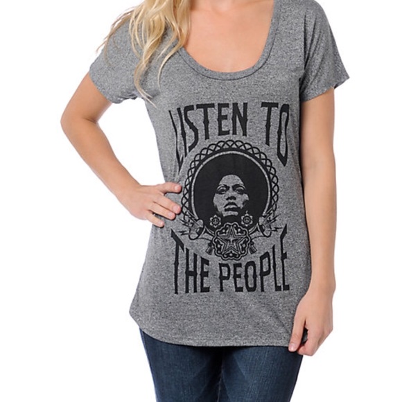 Obey Listen to the People Graphic Tee