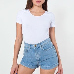 ON HOLD 4 TRADE American Apparel Denim Cuff Short