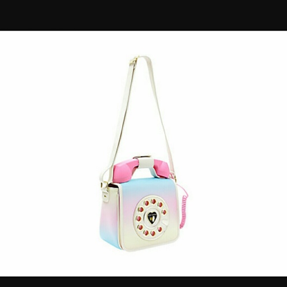 ISO Betsey Johnson Hotline Phone Crossbody Rainbow