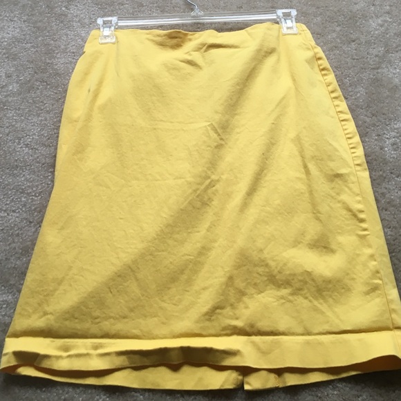 Yellow skirt