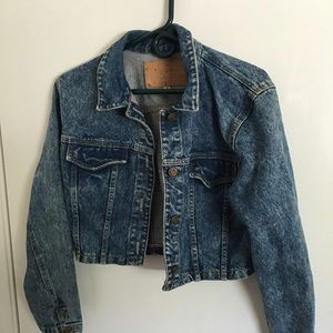 Vintage thrifted denim jacket