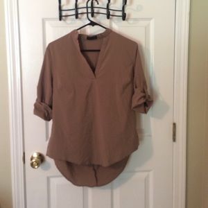 Tan blouse