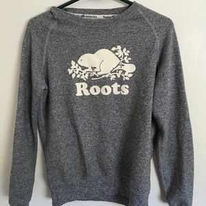 Roots Grey Crewneck NWOT