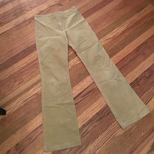 J Crew Khaki Corduroy Pants 6 tall 32" inseam