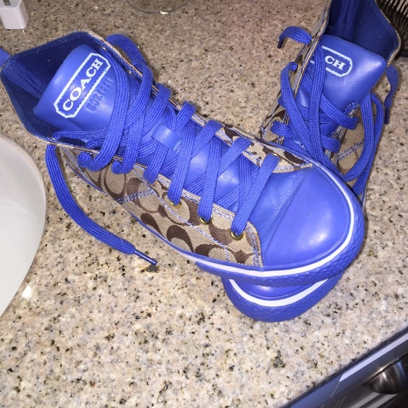 COACH high top sneakers