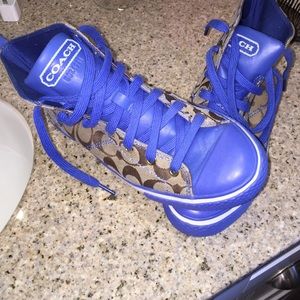COACH high top sneakers