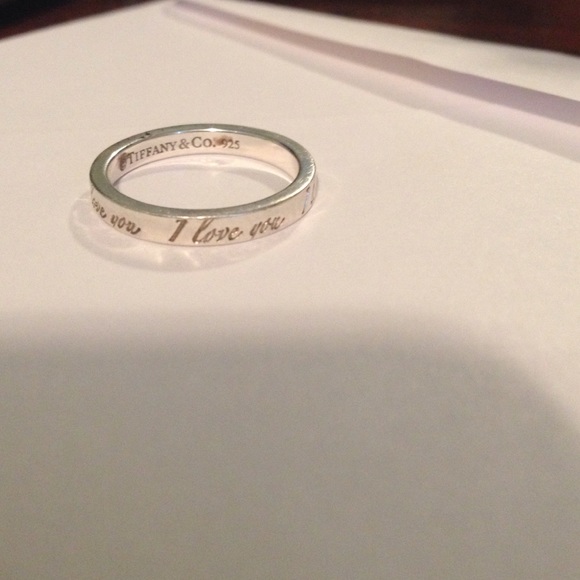 Tiffany & co. I love you ring