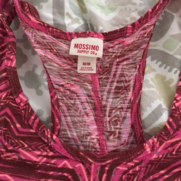 Pink Aztec Print Tank Top - Picture 3 of 4