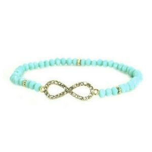 Mint Infinity Bracelet