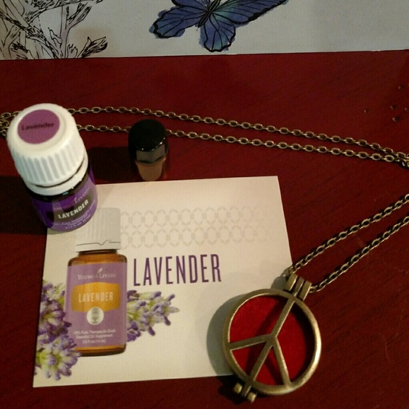 Essential oils diffuser necklace