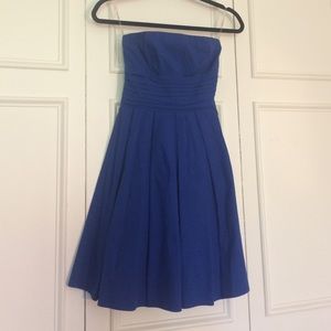 Royal blue party dress