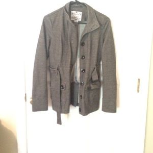 Grey pea coat