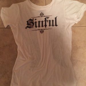 Sinful Angel Wings Medium TShirt