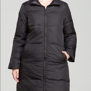 EILEEN FISHER BLACK REVERSIBLE DOWN JACKET LARGE