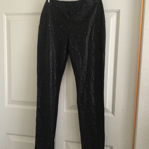 black studded tights