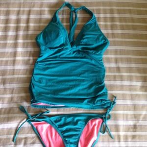 Athleta halter tankini