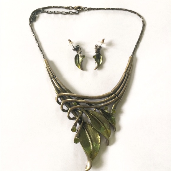 Necklace and earrings