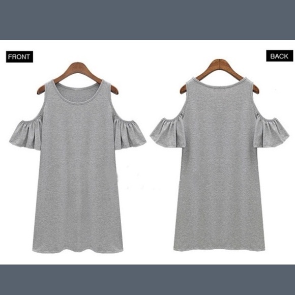 🎉ON SALE🎉Grey summer dress - Picture 3 of 4