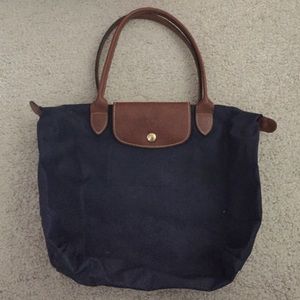 Navy Longchamp Bag