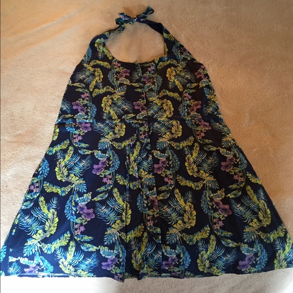Roxy large halter summer dress
