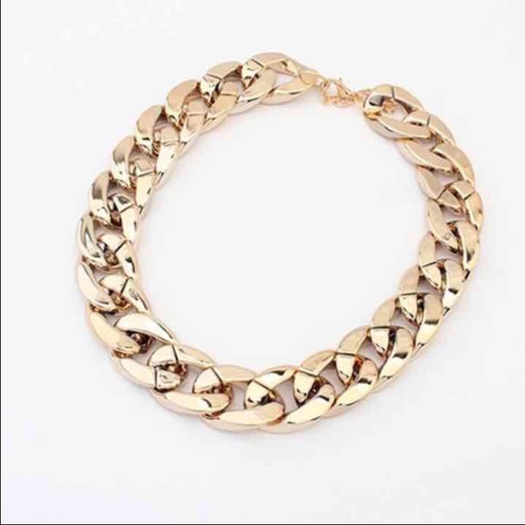 Women's Link Statement Necklace