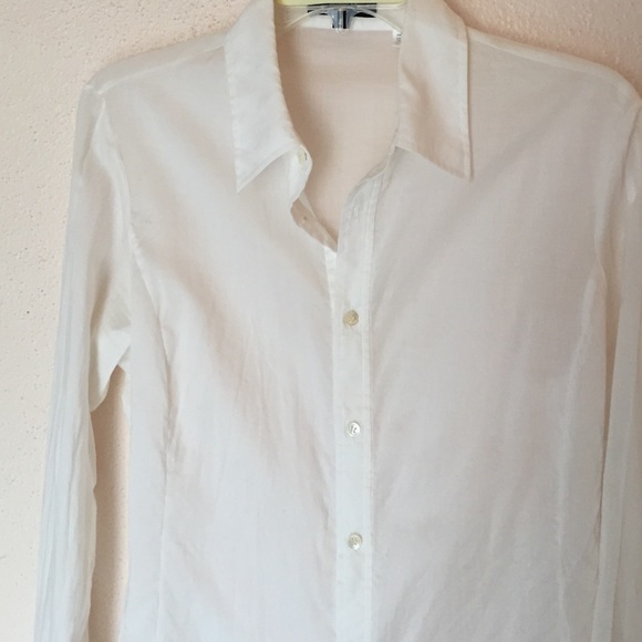 Philippe Adec Sheer Cotton Button Down