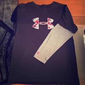 SOLD in bundle-Under Armour boys long sleeve shirt