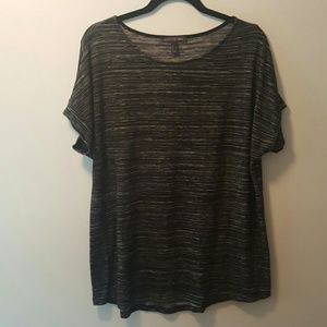 Mango Violeta M 14 knit short sleeve spacedye