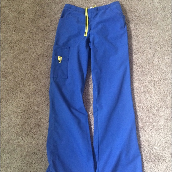 Royal blue Wink scrub pants - Picture 1 of 3