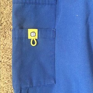 royal blue polo jumpsuit
