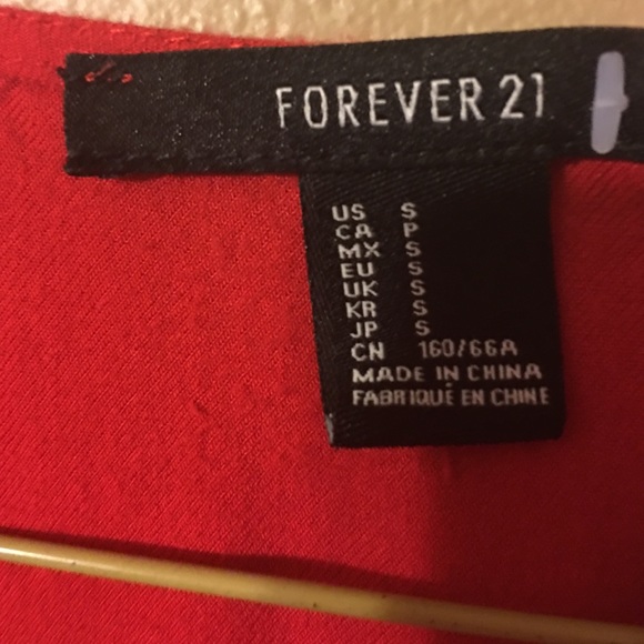 RED F21 CUT OUT ROMPER ❣ - Picture 2 of 4