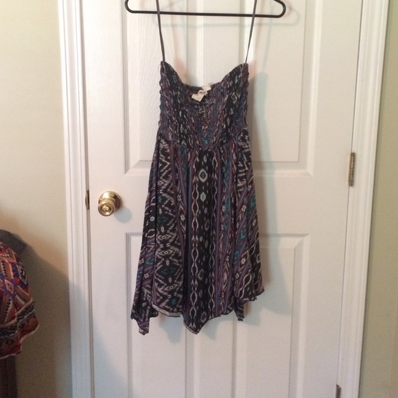 Strapless Aztec sundress!