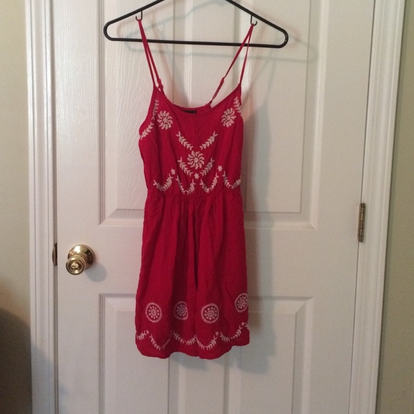 Red sundress