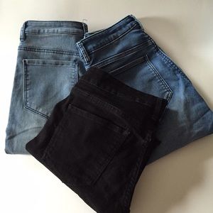 3 Pairs of H&M High waisted Jeans