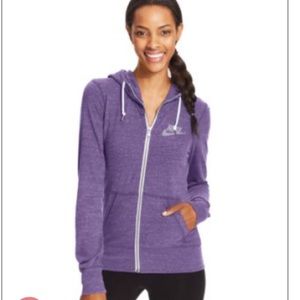 Nike purple zip up