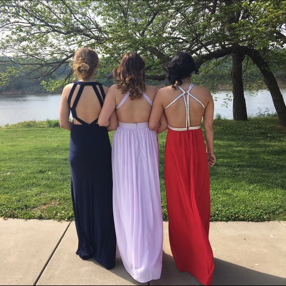 ITS the purple prom dress, with silver sequences