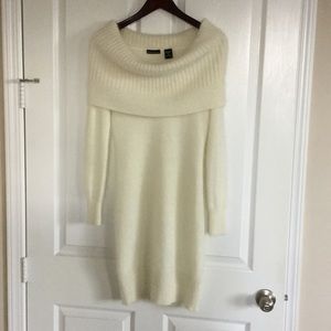 Moda international angora sweater dress, never worn