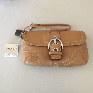 New! Authentic Coach wristlet with tags!