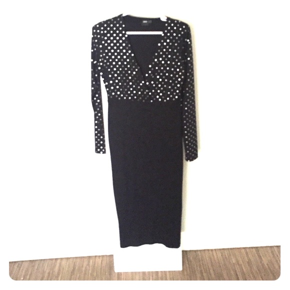 Asos dress with plunging neck line